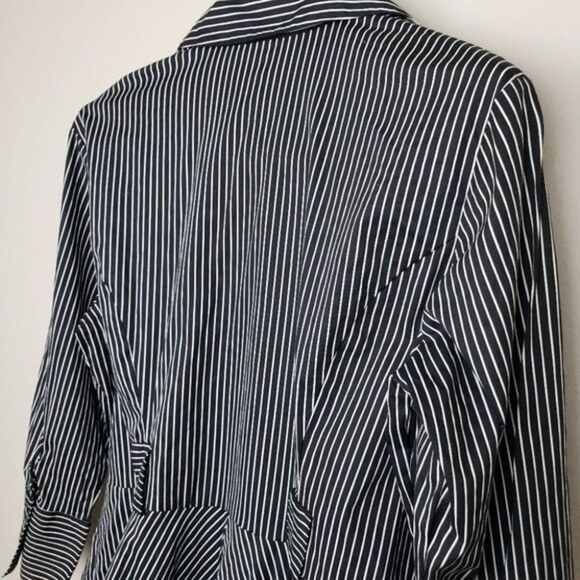 Giorgio Sant'Angelo striped balloon bottom shirt XL - Picture 5 of 15